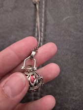 Engelsrufer Kette mit Klangkugel, Rot und grün