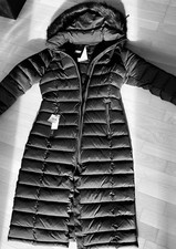 DKNY Thermo-Mantel Gr. M, Lang, Schwarz Neu mit Etikett Damen