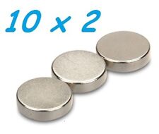 100 NEODYM MAGNETE 10X2 MM STARKMAGNET FIMO KERAMIK MAGNET MAGNET MAGNET
