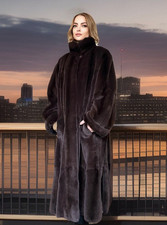 SALE Pelzmantel Wiesel Samtwiesel  fur coat шуба