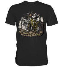 Downhill Shirt - Mountainbike MTB T-Shirt Fahrrad Geschenk  - Premium Shirt