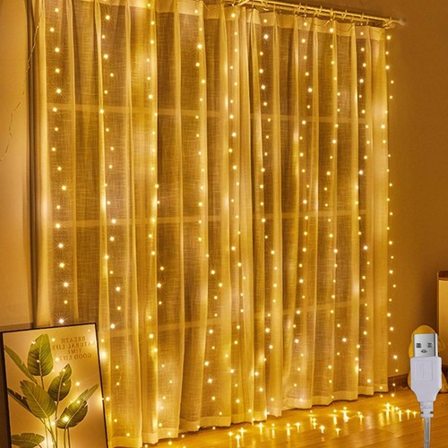 Lichtervorhang 2x2m