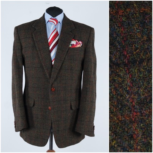 Mens check harris tweed jacket - check,