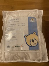 Set Kinder Luxus Ganzjahres-Daunendecke 100X135 + Kissen 40X60 Decke Bettdecke