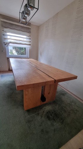 Holz esstisch rechteckig - holz, braun