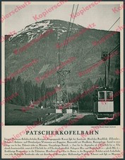 or. Foto-Reklame Bleichert Patscherkofelbahn Seilschwebebahn Igls Innsbruck 1928