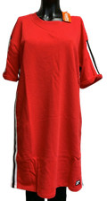 Superdry Kleid Sweatkleid Sweatshirtkleid Shirtkleid Rot  Größen: 38 40 42 44