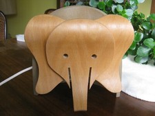 Wand-Tischlampe Bogo France Elefant Vintage 80-er Jahre Französisch Sammler