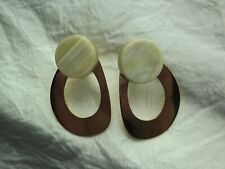 Ohrstecker SUL aus Messing und Horn,Ohrring