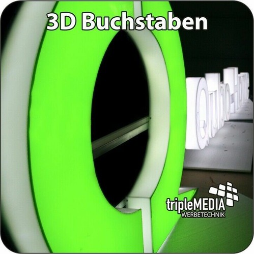 Led acrylglas buchstaben - 3d,