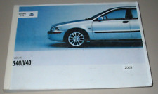 Betriebsanleitung Volvo S40 /