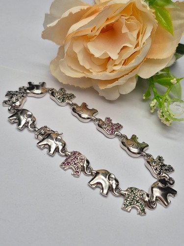 Sterling silber elefant - silber,