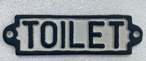 Schild toilet gusseisen - schild,