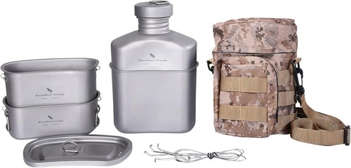 Titan feldflasche 750ml 400ml - titan,
