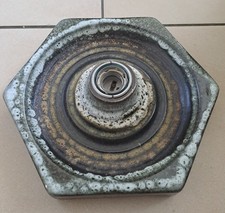 Hustadt Keramik Wandleuchte Vintage 6eck Wandlampe Lava