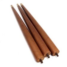 Tischbeine 3er Set Holz braun