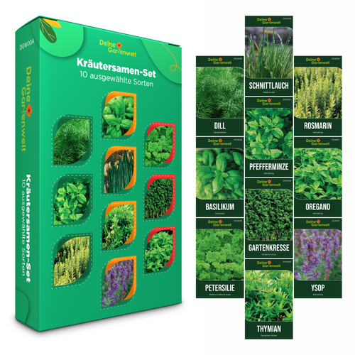 Kräutersamenset sorten - 10,