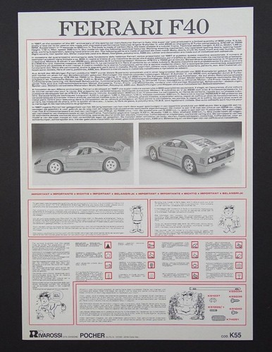 Pocher bauanleitung - pocher, 1:8