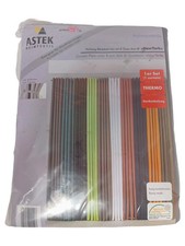 Gardinenbox Vorhang Grau Thermo Verdunkelung Polyester Uni Praktisch