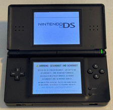 Nintendo DS Lite Handheld Konsole Schwarz Teildefekt