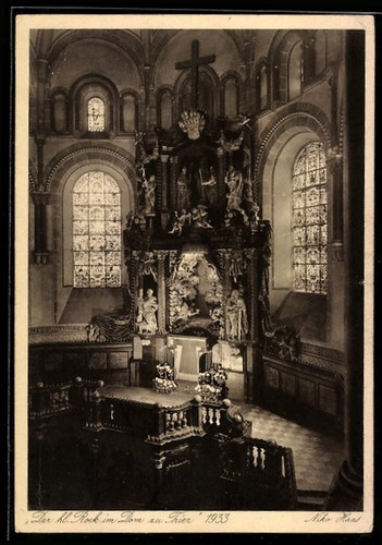 Ansichtskarte trier der hl - ansichtskarte, trier,