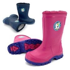 Premium Kinder Gummistiefel gefüttert Winter Regenstiefel schadstofffrei Typ880