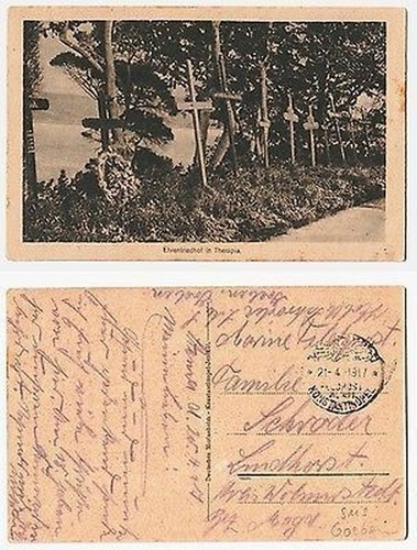 66751 mit feldpoststempel - ak,