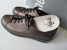 MEISI soft LEDER SNEAKER Schnürer Bronze 37 (4,5 wie 4) NEU OVP Wechselfussbett