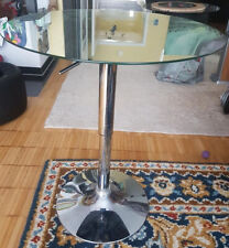 Cocktailtisch, Beistelltisch, Teleskoptisch, Spiegeltisch