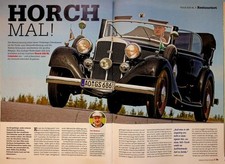 Oldtimer Praxis 08/2020 Horch 830 BL Cabrio mit 82PS Restaurierung - ein interes