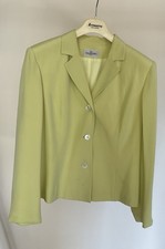 VALENTINO GARAVANI Damen Blazer Gr. IT 42(38) Grüntöne Vintage