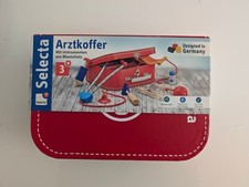 Selecta 62058 - Arztkoffer Stabile Geräte aus Holz UVP:45€ R/1867 Unvollständig
