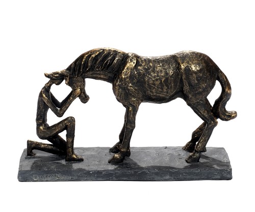 Dekofigur pferdfigur statue - pferdfigur,