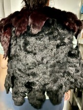 Pelzweste Kaninchenfell Weste 70ziger Retro Vintage