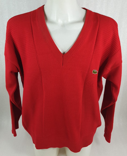 Lacoste wollpullover rot - wollpullover,