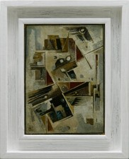 GERHARD KELLER 1905 Düsseldorf - 1984 Wachtberg /Ölgemälde 1952 signiert 30*21cm
