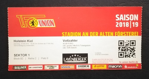 Ticket bundesliga 2018 19 - ticket,