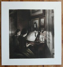 Peter Ilsted. Am Abend. Signiert.