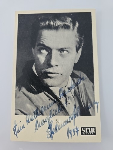 Helmuth schneider autogramm - helmuth,
