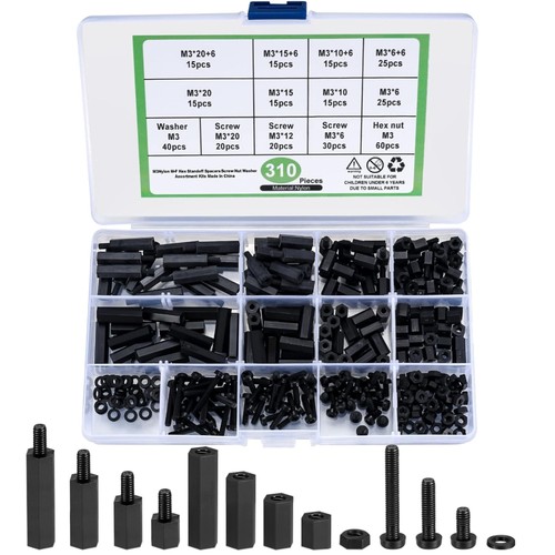 Nylon abstandshalter - nylon, m3