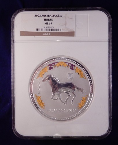 Silber lunar pferd - ,