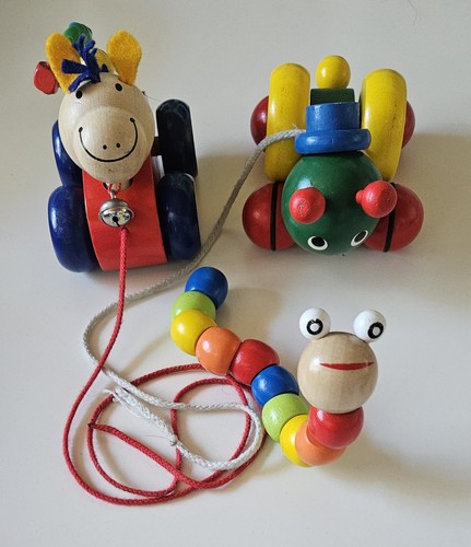 4er set holzspielzeug - set,