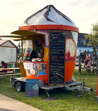 Verkaufsanhänger, Konzeptstand, Café/Eiswagen, Imbiss Anhänger,Verkaufsstand