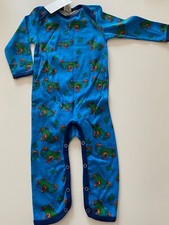 smafolk Strampler, blau mit