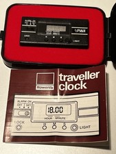 Rarität Rowenta Traveller Clock Vintage 80/90er Jahre Reisewecker Mini