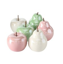 5er Set Deko Apfel Birne