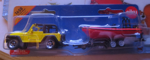 Siku 1658 jeep wrangler - jeep, gelb