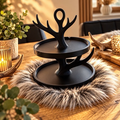 Etagere geweih look 3d - etagere, im