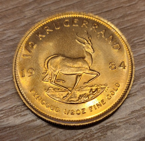 Krügerrand unze gold - 1/2, oz