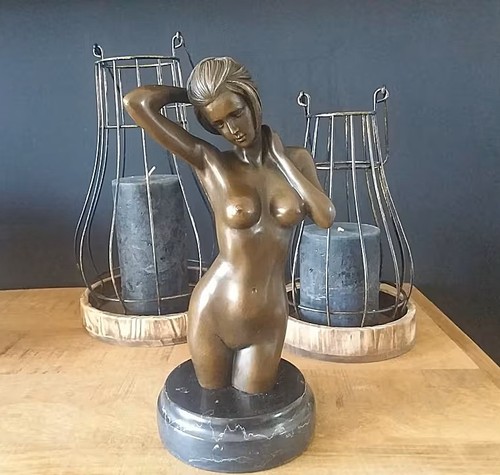 Erotische bronzefigur - erotische,